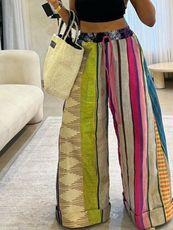 Morchique Printed Wide-Leg Pants