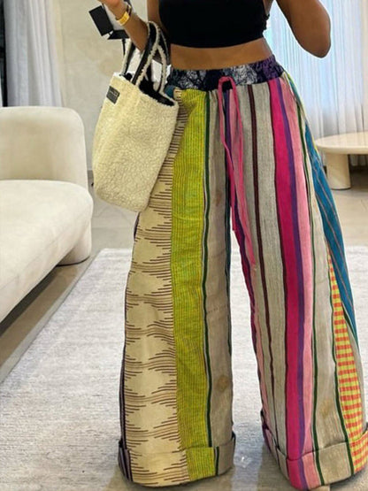 Morchique Printed Wide-Leg Pants