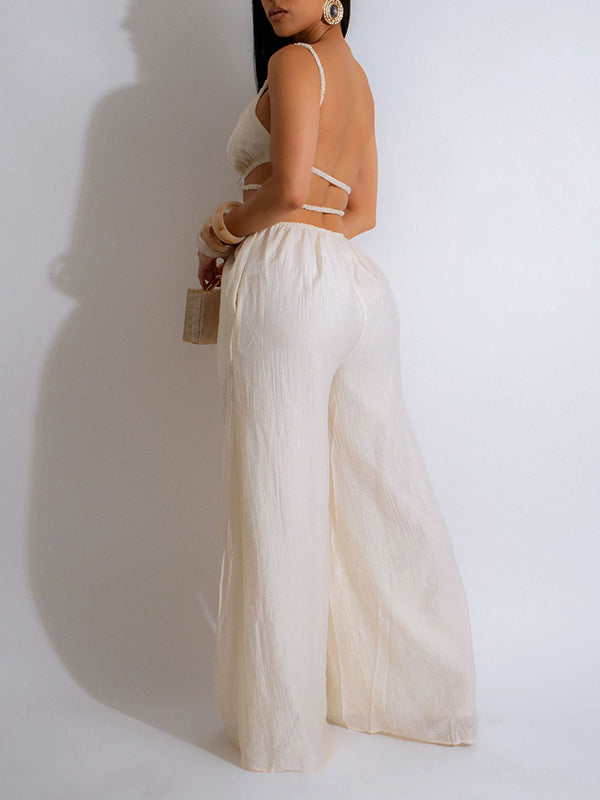 Wide-Leg Cami Jumpsuit