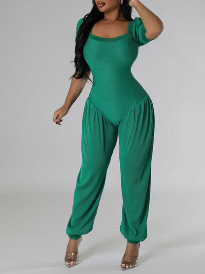 Solid Jogger Jumpsuit