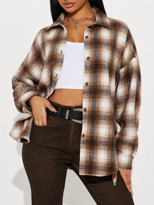 Plaid Shirt Jacket