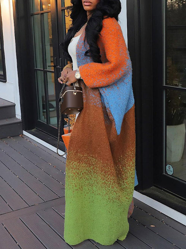 Ombre Knit Kimono