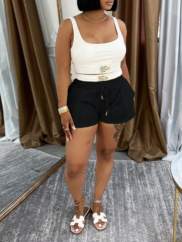 Tank Top & Combo Shorts Set