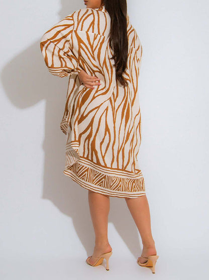 Morchique Printed Shirt Dress