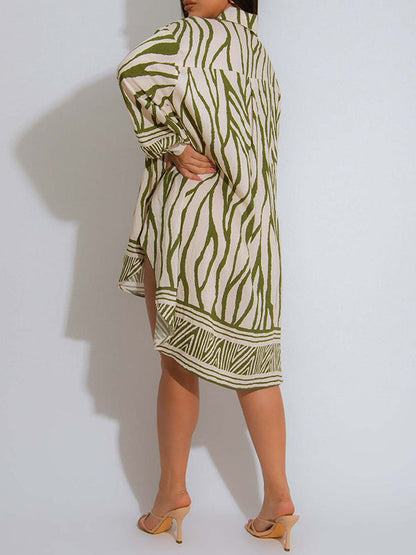 Morchique Printed Shirt Dress