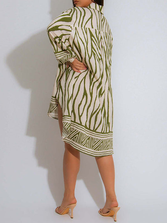 Morchique Printed Shirt Dress