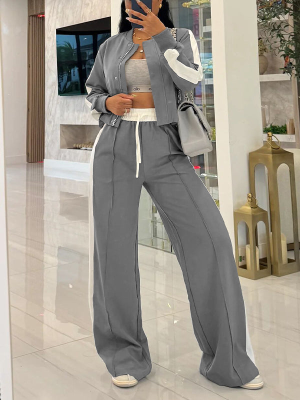 Morchique Side-Stripe Jacket & Pants Set