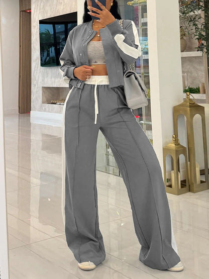 Morchique Side-Stripe Jacket & Pants Set