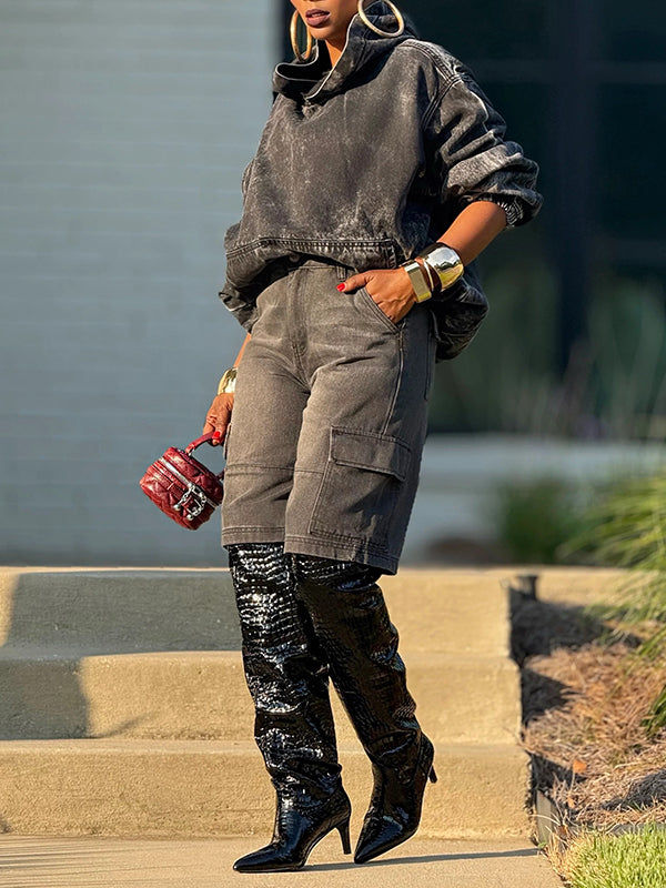 Wash Pullover Hoodie