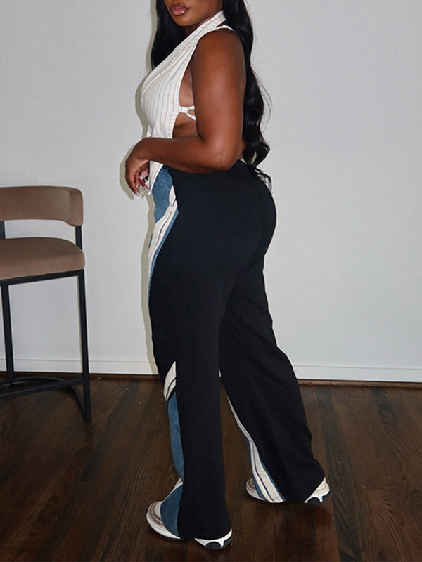 Colorblock Combo Pants