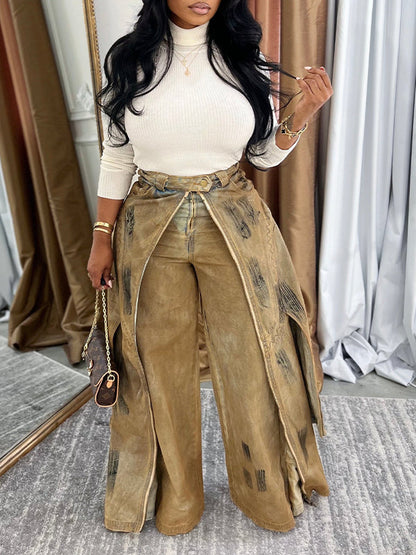 Vintage Overlap Jeans