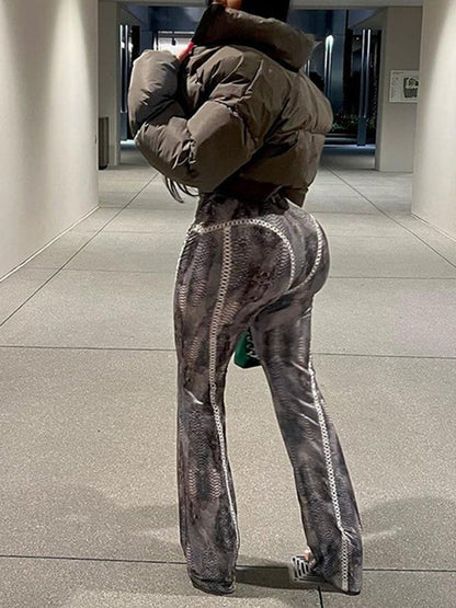 Snake Print Pants