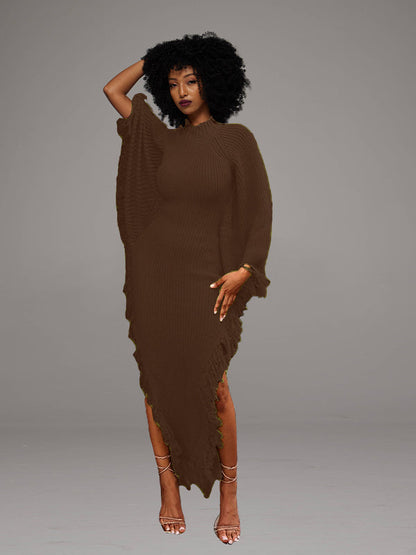 Fringe Knit Dress