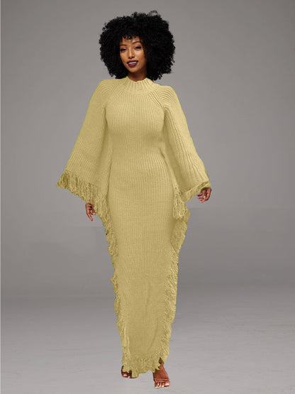 Fringe Knit Dress