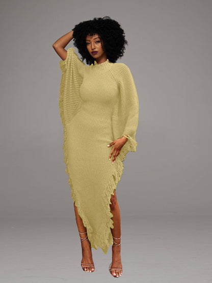 Fringe Knit Dress