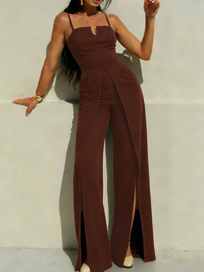 Overlapped Cami Jumpsuit