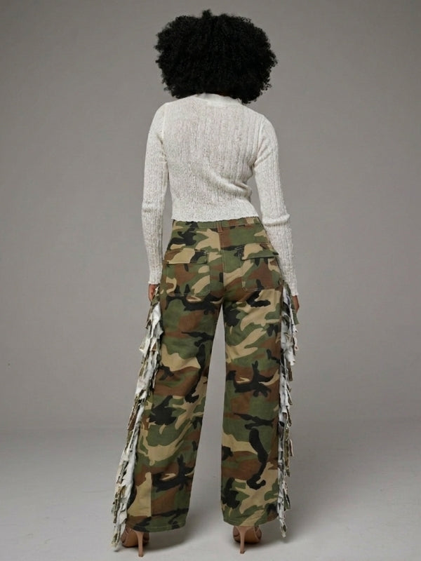 Fringe Camo Pants