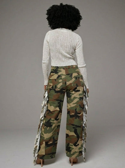 Fringe Camo Pants