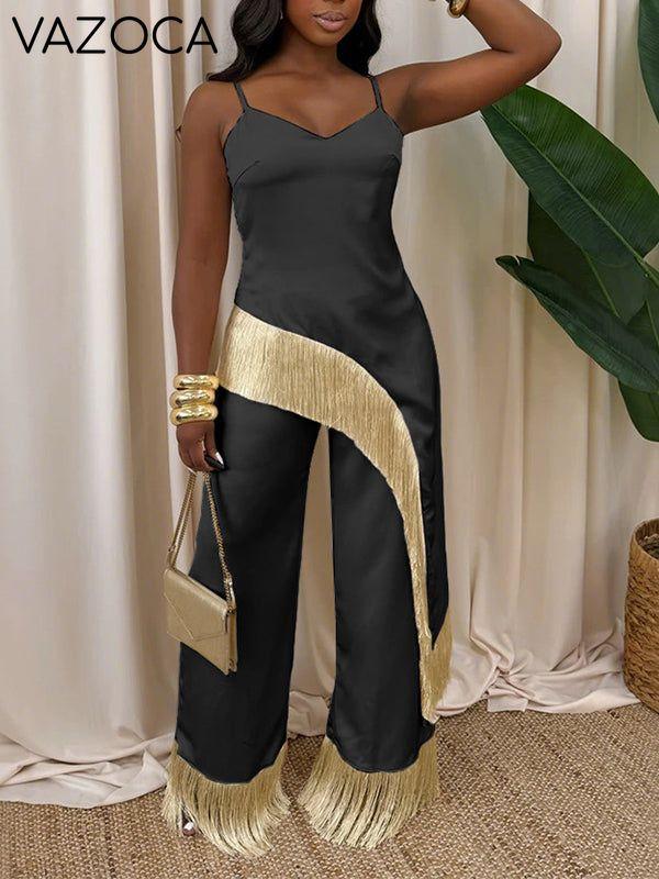 Fringe Cami Top & Pants Set