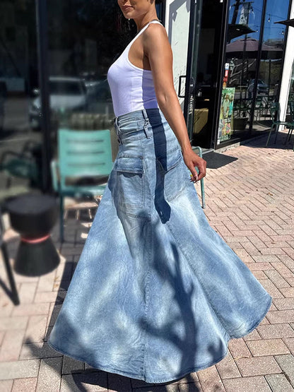 Double-Waist Overlap Jeans