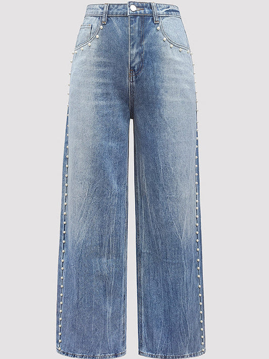 Pearl Studded Jeans
