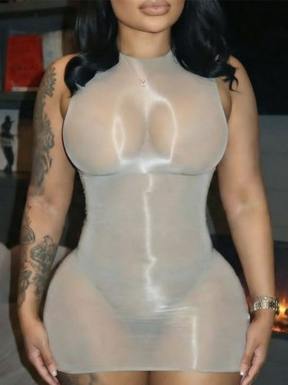 Body Gloss Sleeveless Dress