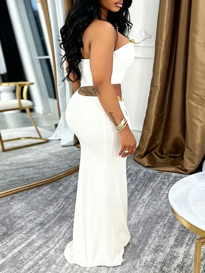 Strapless Cutout Dress