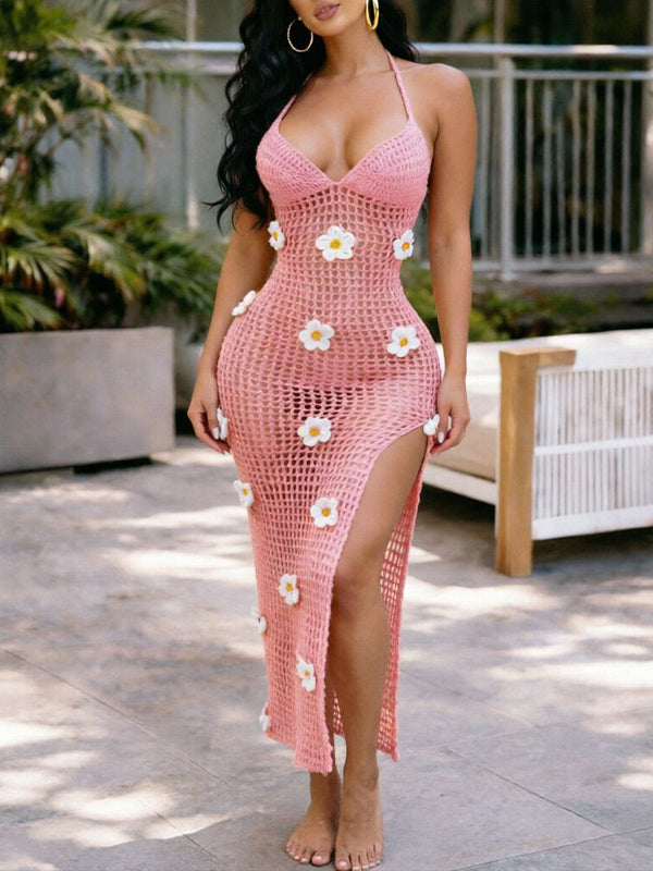 Floral Mesh Cami Dress