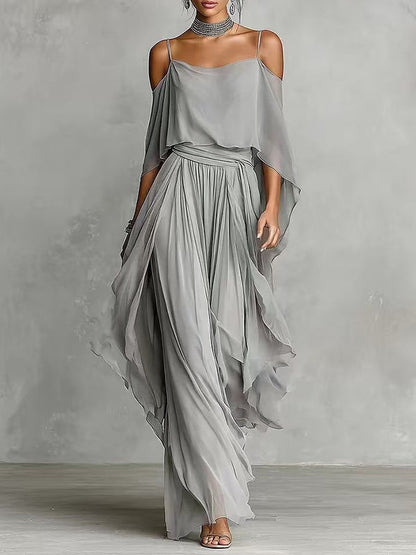 Solid Cami Maxi Dress