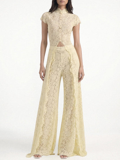 Lace Tunic Top & Pants Set