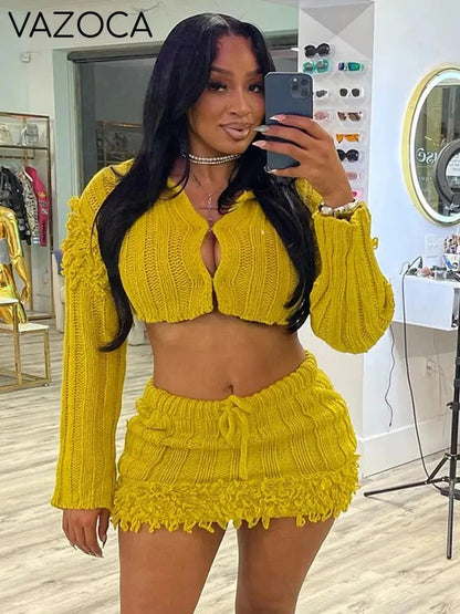 Gloria Knit Skirt Set