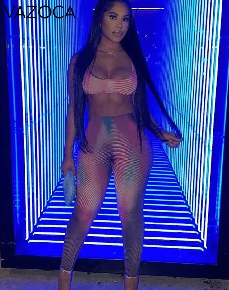 Gradient Leggings Set