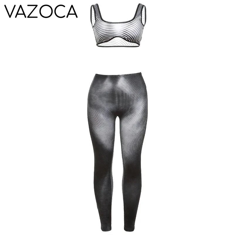 Gradient Leggings Set