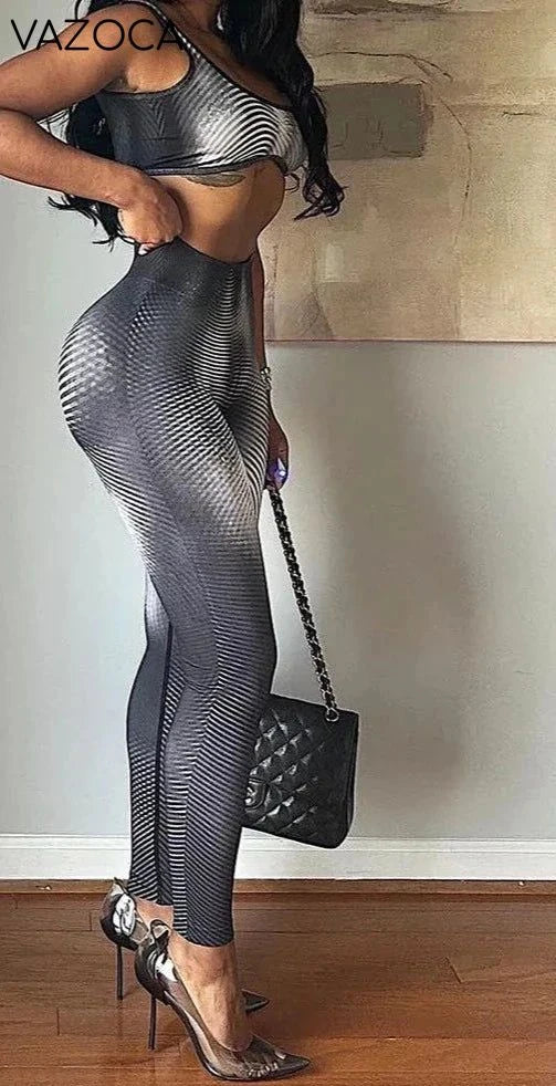 Gradient Leggings Set