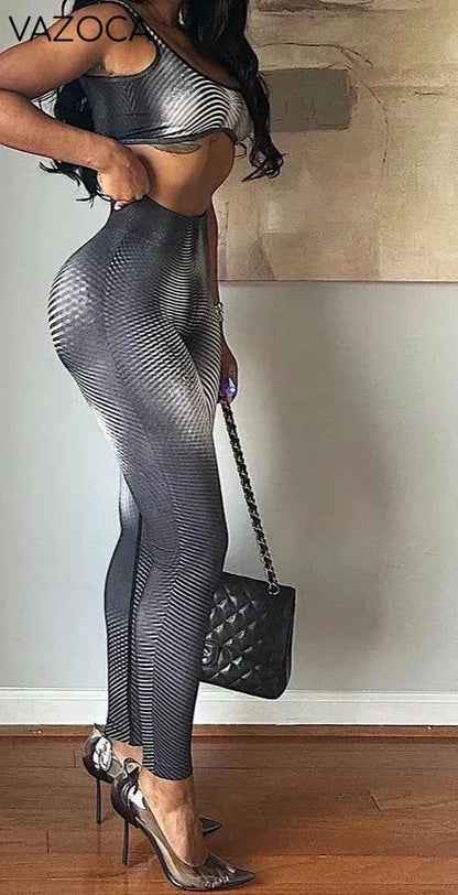 Gradient Leggings Set