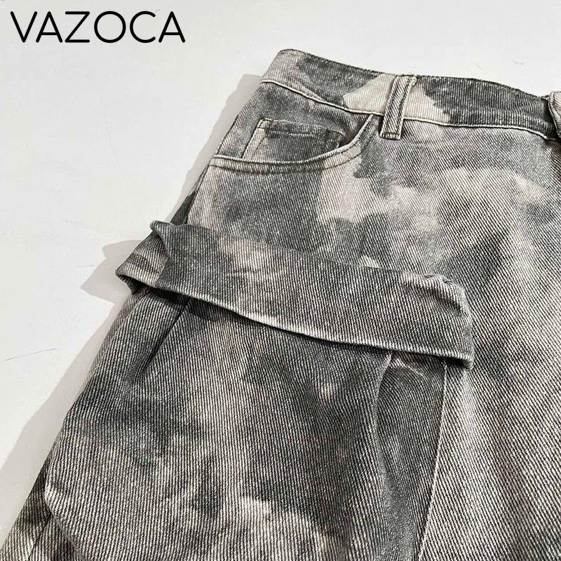 Grayish Multi Pockets Cargo Pants