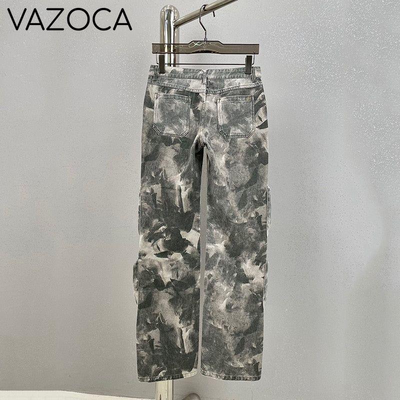 Grayish Multi Pockets Cargo Pants