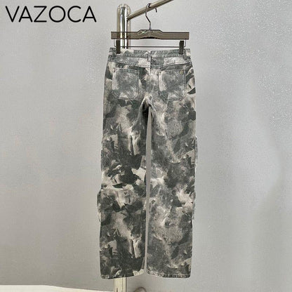 Grayish Multi Pockets Cargo Pants