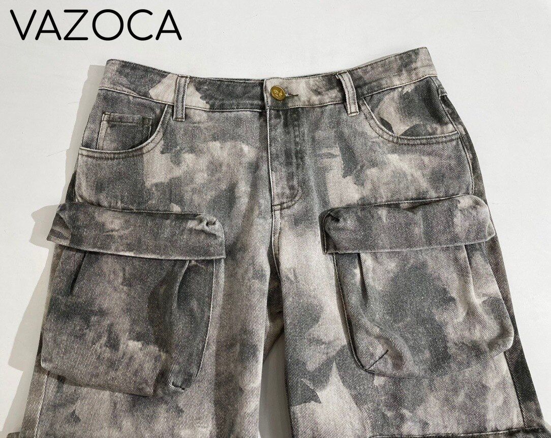 Grayish Multi Pockets Cargo Pants