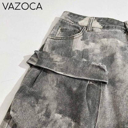 Grayish Multi Pockets Cargo Pants