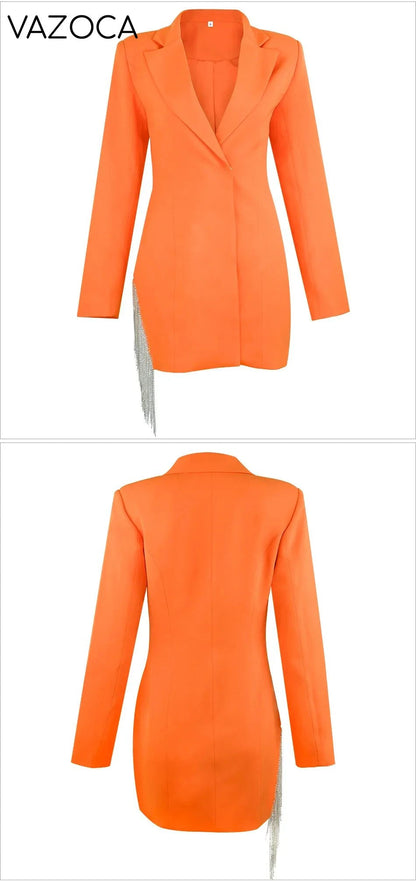 Dania Tassel Blazer Dress