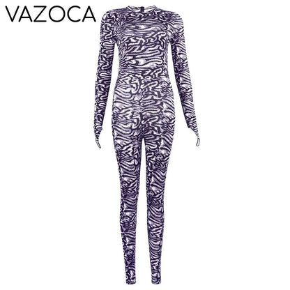 Kylie Zebra Print Jumpsuit