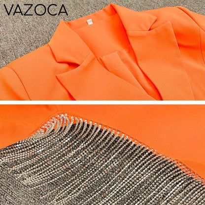 Dania Tassel Blazer Dress