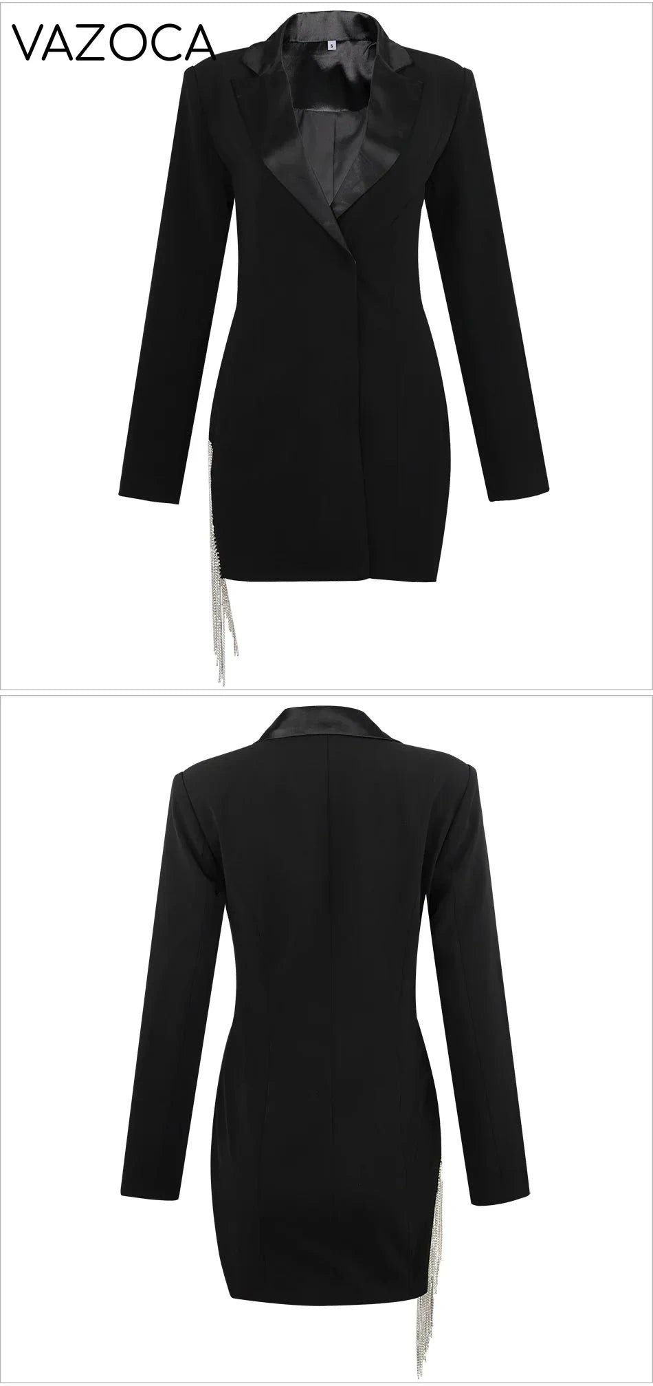 Dania Tassel Blazer Dress