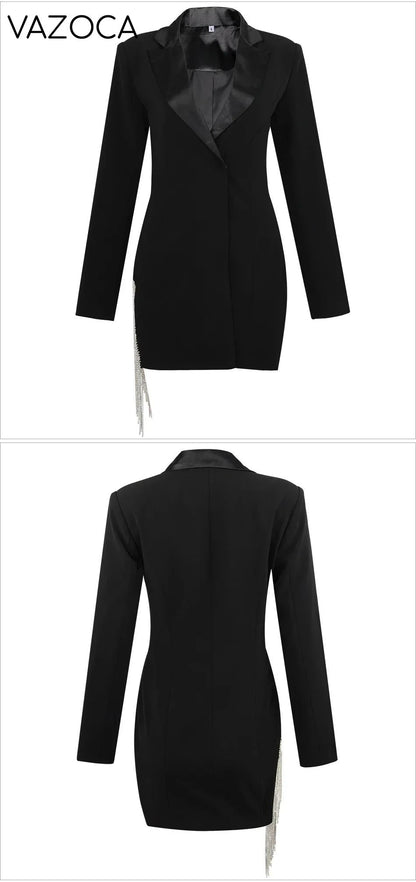 Dania Tassel Blazer Dress