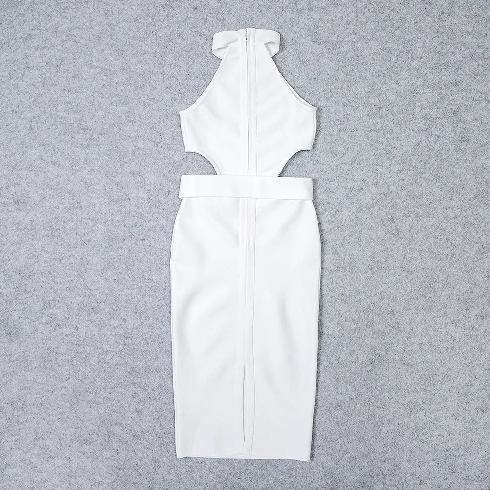 Your Needs Met Bandage Midi Dress