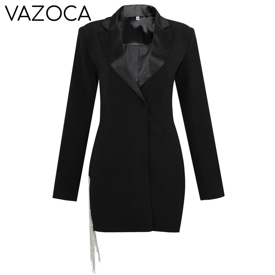 Dania Tassel Blazer Dress