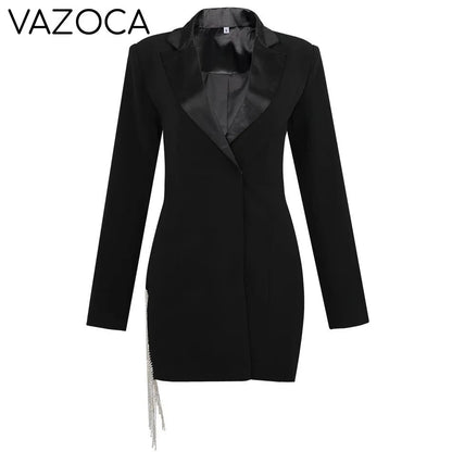 Dania Tassel Blazer Dress