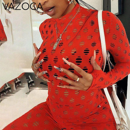 Hollow Sexy Long Jumpsuit