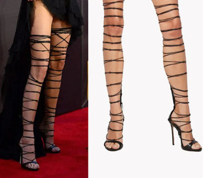 Runway Gladiator High Heels